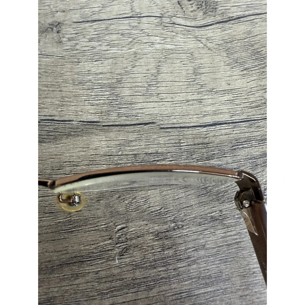 Gucci GG 2378 MI2 135 Brown Semi Rimless Rectangular Eyeglasses Frames Italy